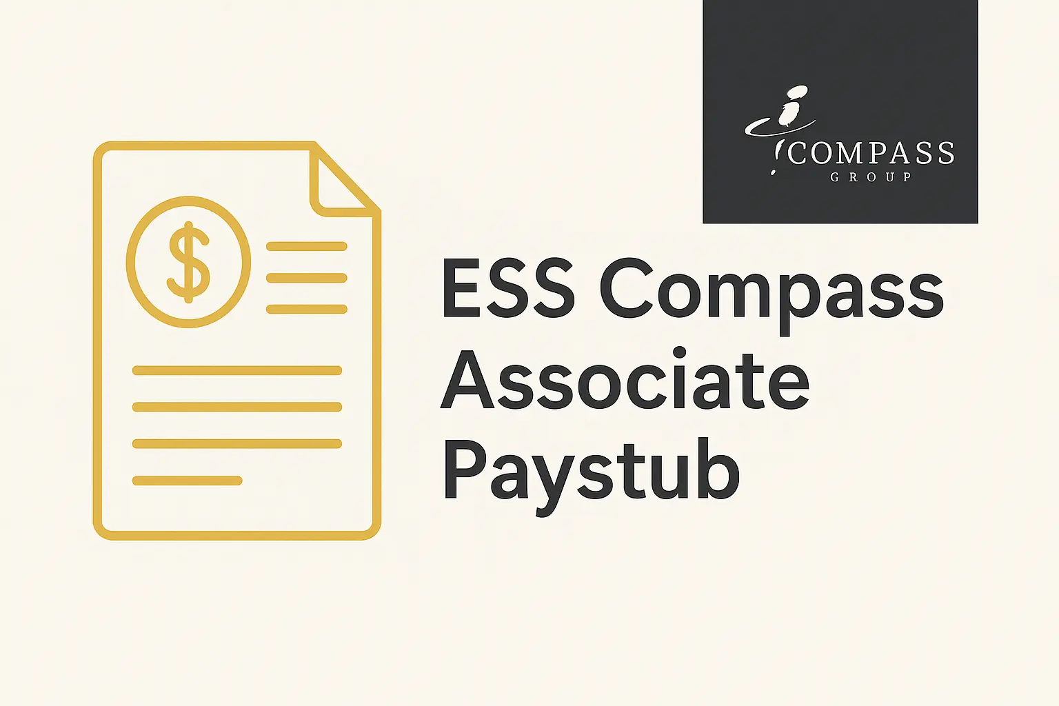 ess comapss associate com paystub